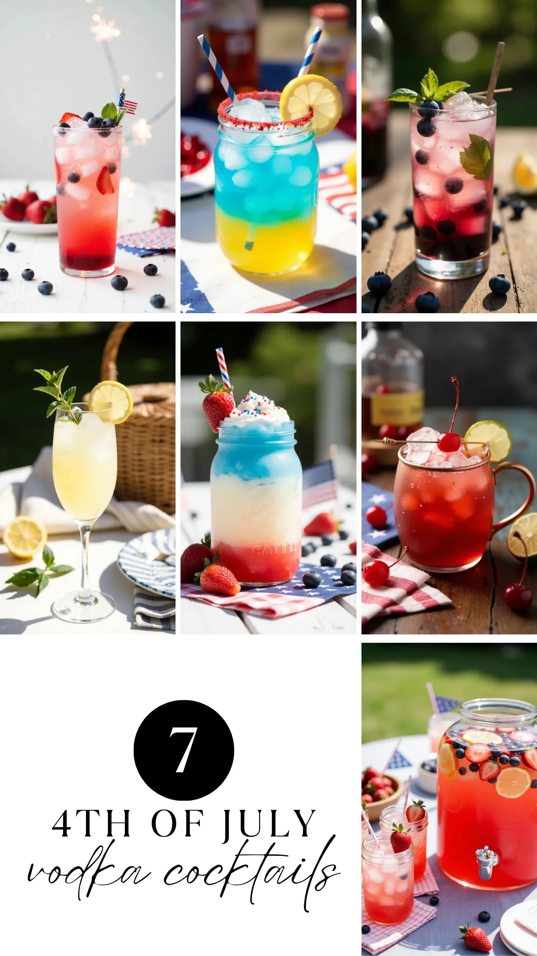 Looking for the best drinks to serve on the 4th? These festive vodka cocktails are red, white, blue, and totally refreshing—perfect for your summer celebration. 🇺🇸🍓 #July4thCocktails #VodkaRecipes #EasyCocktails