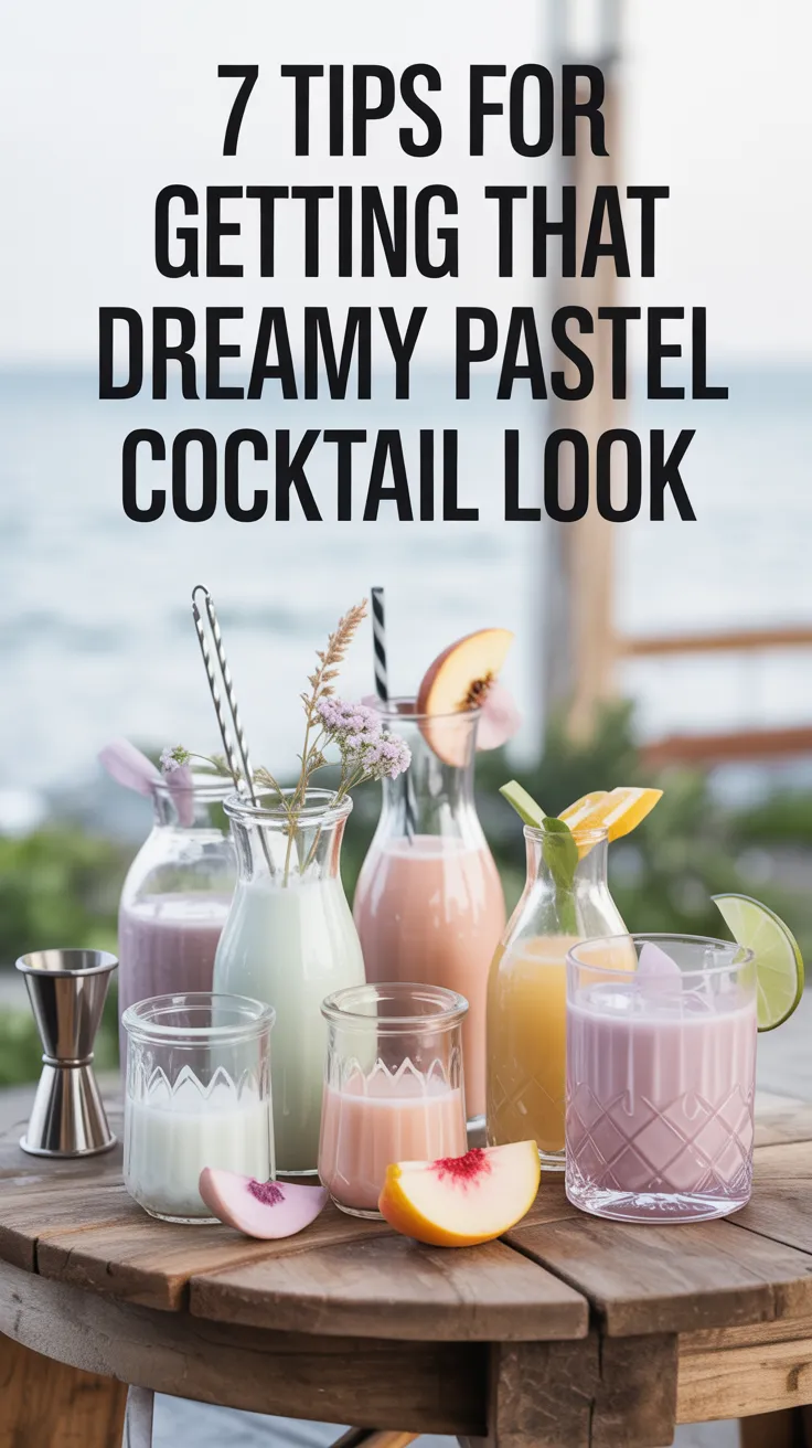 Want your drinks to look as dreamy as they taste? These pastel cocktail tips will help you get the soft, airy colors just right—without a single muddy mix. 🎨🍸 #CocktailAesthetic #PastelTips #DrinkStyling