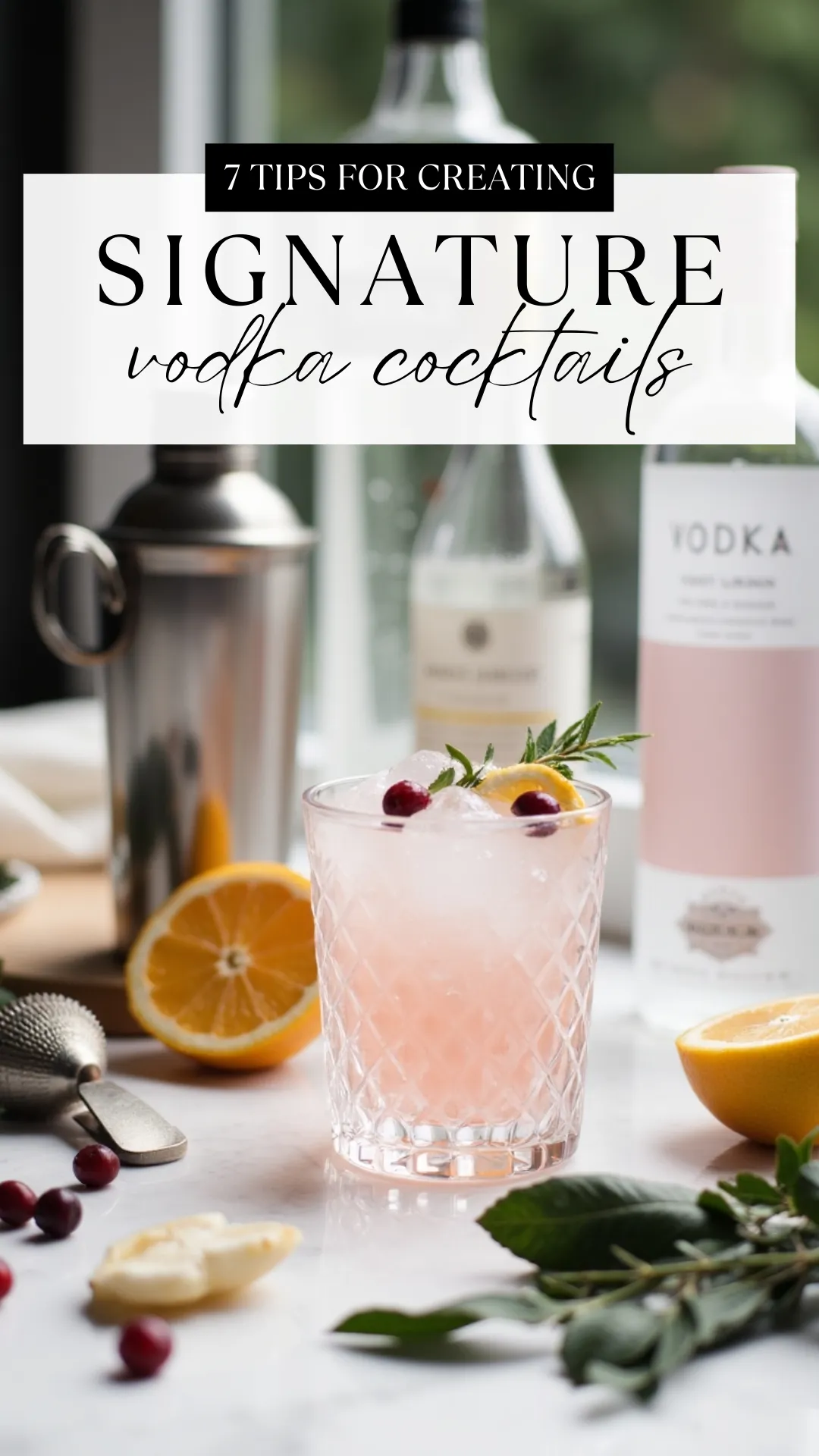 Want to build your own go-to cocktail? These 7 simple tips will help you create a vodka-based drink that's easy to mix and totally your vibe. 💫🥂 #CocktailTips #VodkaDrinks #SignatureCocktail