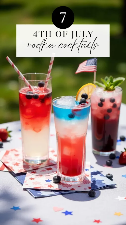 Celebrate in style with these 7 4th of July vodka cocktails! From fruity punch to firecracker fizz, these easy party drinks are perfect for your Independence Day bash. 🎆🍹 #4thOfJulyCocktails #VodkaDrinks #PartyCocktails