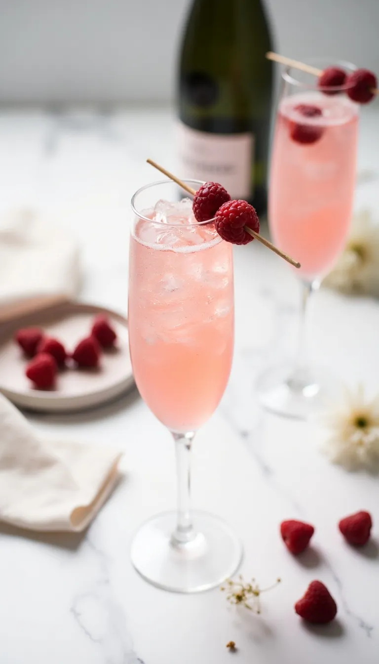 This cocktail is sweet, sparkly, and effortlessly elegant. The Blushing Raspberry Vodka Fizz brings together vodka, fresh raspberries, and champagne for a drink that’s party-ready and pretty enough for any occasion.