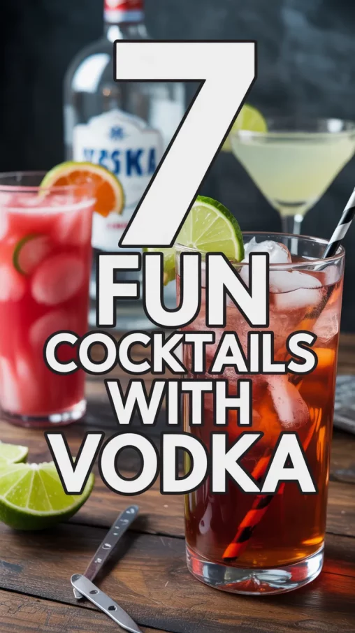 From candy-inspired martinis to tropical fizz, these fun cocktails with vodka bring the flavor and the fun. Your next favorite drink is waiting! 🍹🎉 #VodkaCocktails #PartyDrinks #DrinkInspo