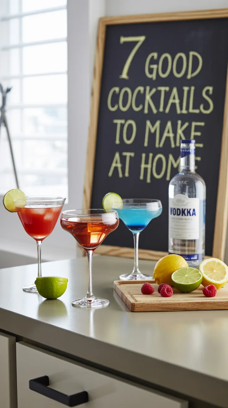 Want simple drinks that taste amazing? These Good Cocktails To Make At Home – Vodka Edition are perfect for nights in, parties, or just because! 🍋🍹 #CocktailRecipes #VodkaDrinks #MakeItAtHome