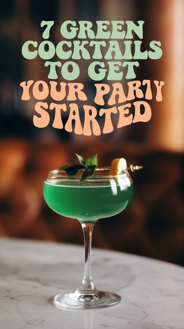 💚🍸 7 Bright & Fresh Green Cocktails You’ll Want to Make Again and Again! From zesty margaritas to cool cucumber spritzers, these green cocktails are bursting with flavor! Whether you’re celebrating or just craving something refreshing, these drinks will hit the spot. 🌿✨ #CocktailInspo #GreenDrinks #RefreshingSips #HappyHourAtHome #DrinkPretty