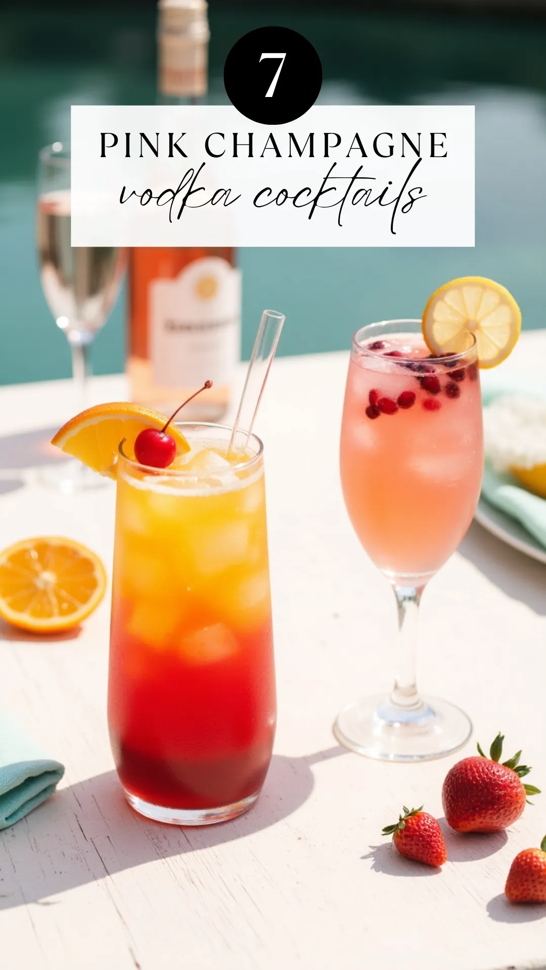 Looking for Pink Champagne Cocktails that feel fancy but are simple to make? This collection blends vodka, bubbly, and pink perfection into 7 party-ready sips. 🍓🍸 #ChampagneCocktails #PrettyDrinks #VodkaRecipes