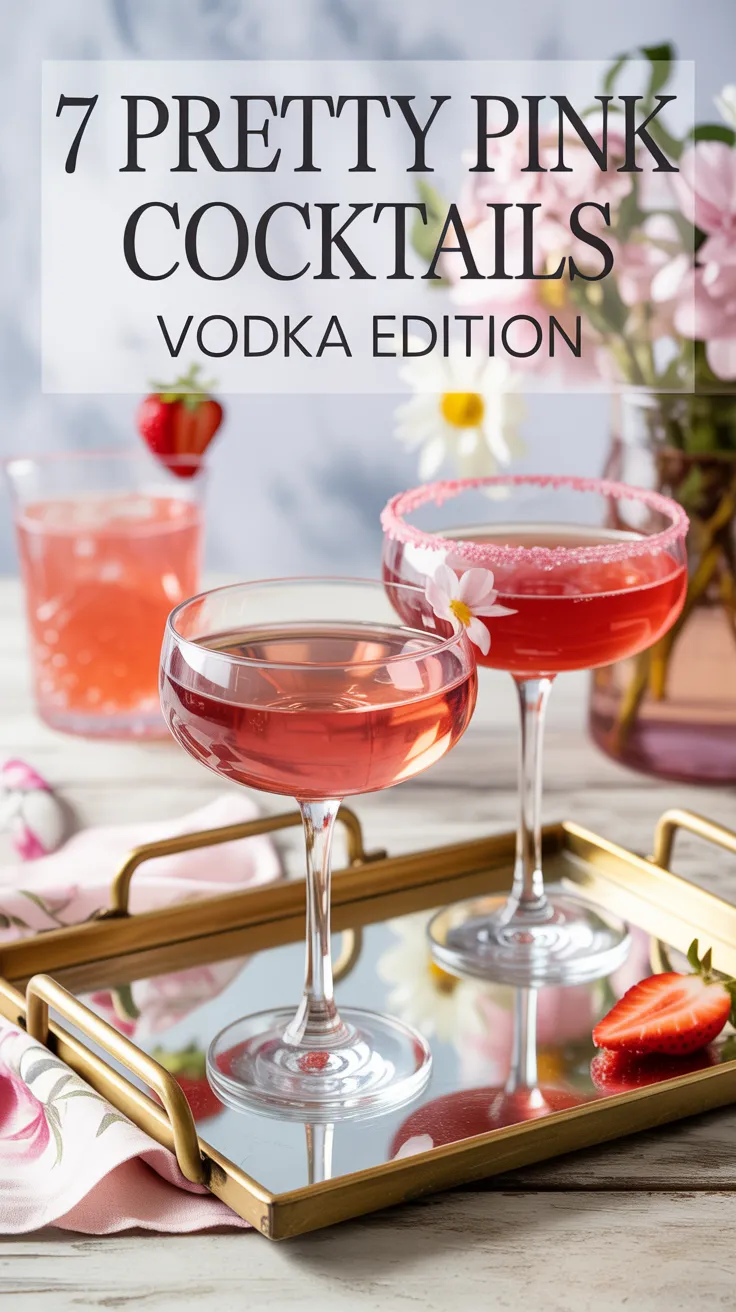 Looking for cocktails that are as gorgeous as they are delicious? These 7 Pretty Pink Vodka Cocktails are perfect for girls’ night, showers, or any moment that needs a little sparkle. 💕🍹 #PinkCocktails #VodkaDrinks #PartyRecipes