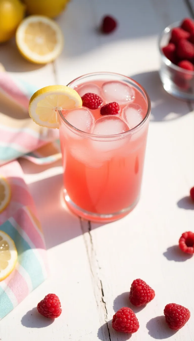This cocktail is sunshine in a glass. The Raspberry Lemonade Vodka Fizz brings together vodka, fresh lemonade, and raspberry syrup or purée, topped with a little sparkle to keep things light and refreshing.