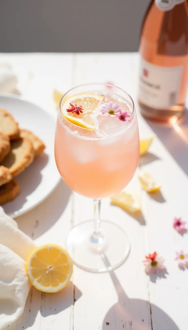 Bright, bubbly, and just the right amount of tart, the Rosé Lemonade Sparkle is a cocktail made for mid-morning celebrations. With vodka, lemonade, and sparkling rosé, it’s simple, refreshing, and so pretty in pink.