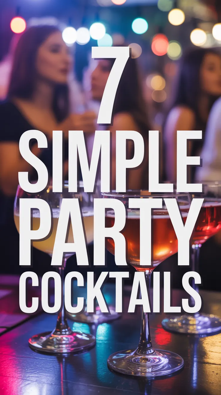 Hosting made easy with these Simple Party Cocktails you can whip up in minutes! Perfect for get-togethers, BBQs, and last-minute happy hours. 🍸🎉 #PartyDrinks #EasyCocktails #SimplePartyCocktails