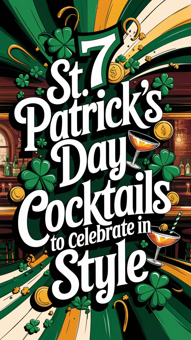 🔥🍀 7 Must-Try St. Patrick’s Day Cocktails to Get in the Irish Spirit! Raise a glass to St. Patrick’s Day with these fun and flavorful cocktails! Whether you love whiskey-based drinks or fruity green sips, these recipes will make your celebration extra lucky. 🍸🌈 #LuckyDrinks #StPatricksDayParty #CocktailHour #FestiveSips #MixologyMagic