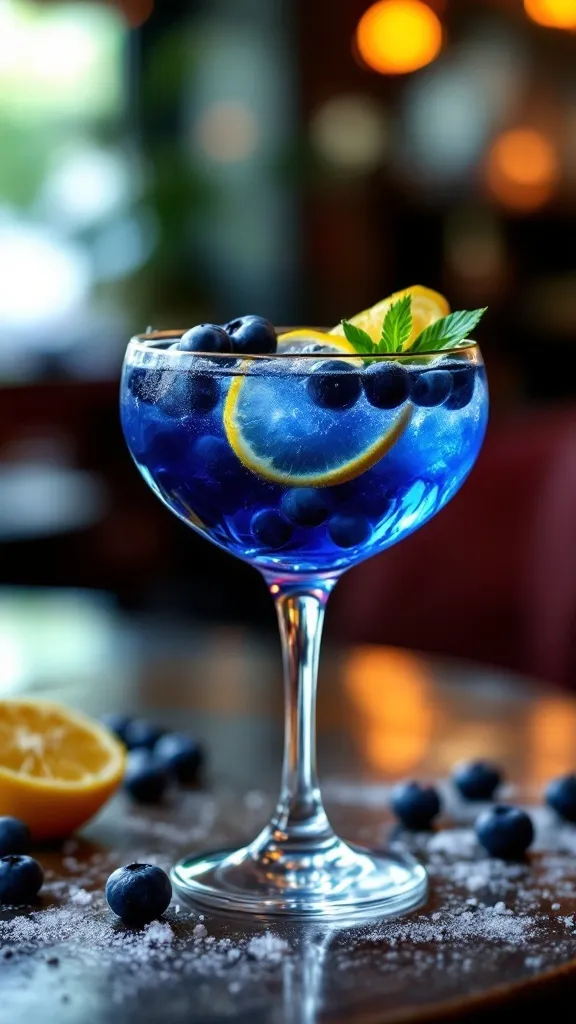 The Blueberry Lemon Vodka Smash is a refreshing drink perfect for warm days. It combines the sweet burst of blueberries with zesty lemon for a tasty twist. Serve it over ice, and don’t forget to add a mint sprig for that extra pop!

