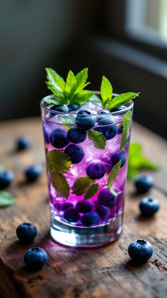 The Blueberry Vodka Smash is a refreshing twist on classic cocktails. With a mix of fresh blueberries, mint, and vodka, it’s perfect for warm days. Just muddle the ingredients, add ice, and enjoy a burst of flavor!

