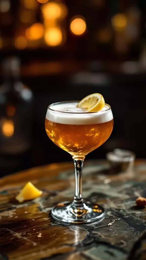 The Honey & Spice Sour is a delightful twist on classic cocktails. With Licor 43, fresh lemon juice, and a touch of honey, it’s both refreshing and warming. Serve it over ice for a perfect sip any time of the day!