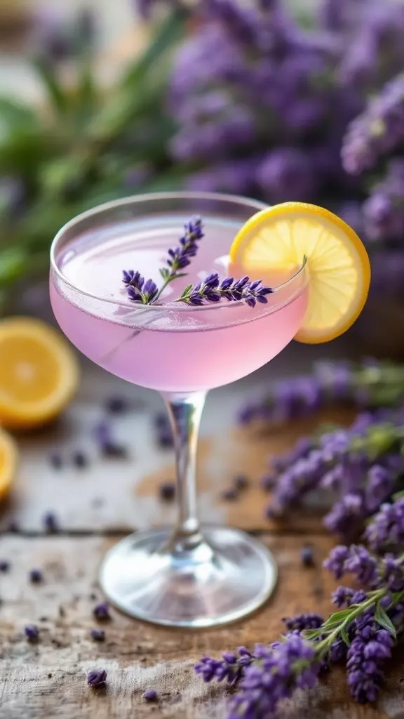 The Lavender Lemonade Martini is a refreshing drink that captures the essence of spring. With its pretty purple hue and floral notes, this cocktail is perfect for sipping on the patio. A splash of lemon adds a zesty twist, making it a delightful choice for any gathering.