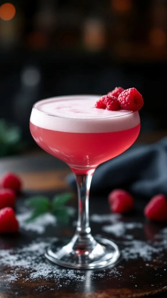 The Pink Clover Club is a refreshing twist on the classic cocktail. With its vibrant pink color and fruity raspberry notes, it’s perfect for a fun night with friends. Serve it chilled for a delightful treat everyone will love!
