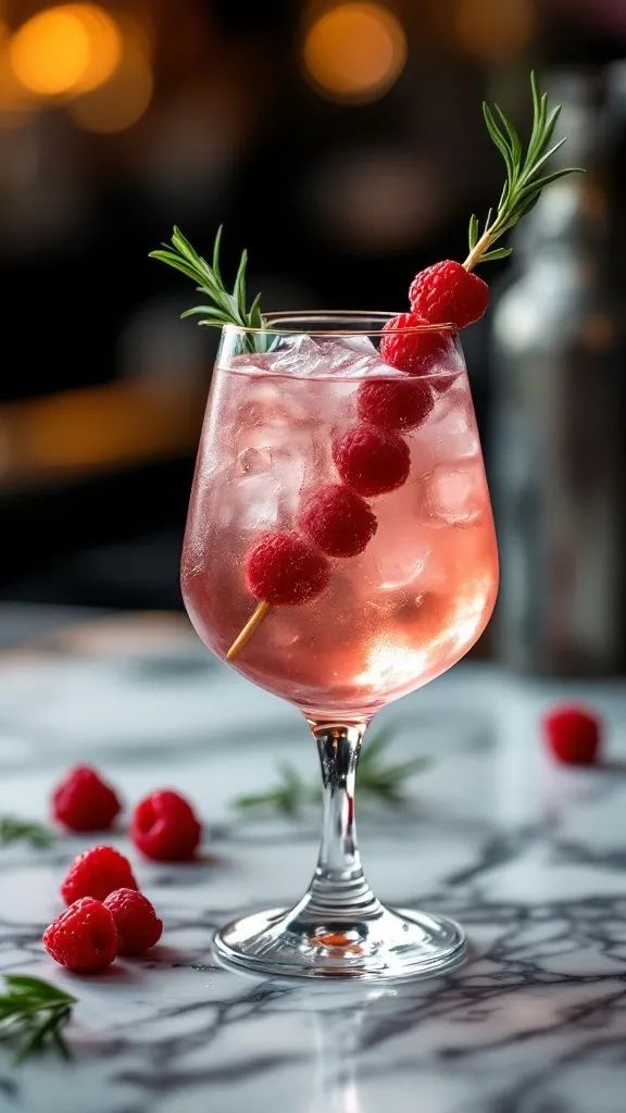 Get ready to enjoy a refreshing Raspberry Rosemary Vodka Smash! This drink combines juicy raspberries with fragrant rosemary for a delightful twist. Perfect for any gathering, it's sure to impress your friends.