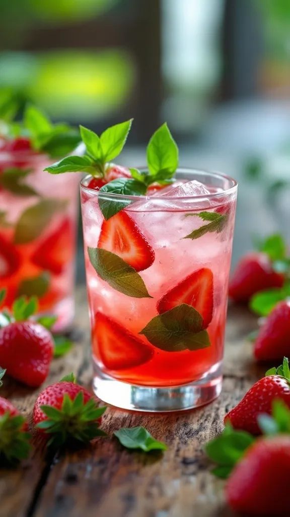 The Strawberry Basil Vodka Smash is a refreshing twist on classic cocktails. It combines vibrant strawberries with fragrant basil for a delightful summer sip. Perfect for picnics or backyard gatherings, this drink is sure to impress your friends!

