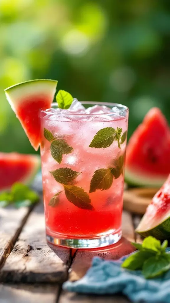 The Watermelon Basil Cooler is the perfect drink for a sunny day with friends. It's refreshing, fruity, and super easy to make. Just mix fresh watermelon juice with a hint of basil for a unique twist that everyone will love!